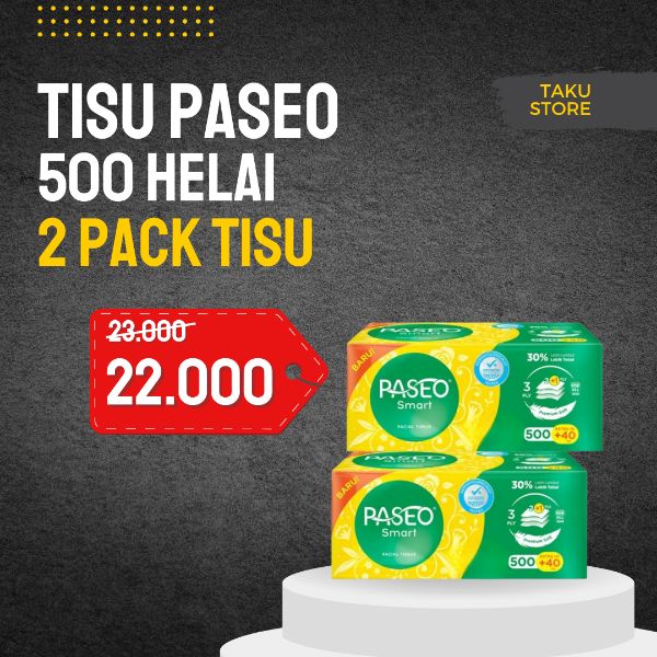 Detail 2 Pack Tissu Paseo 500 helai