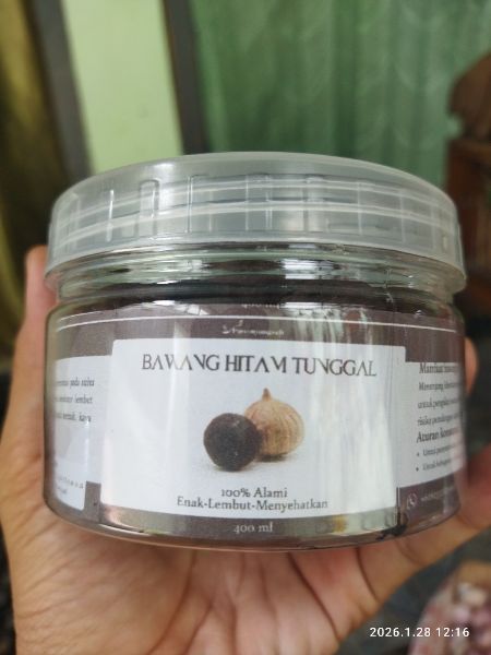 Detail Bawang Hitam Tunggal (black garlic) 400ml