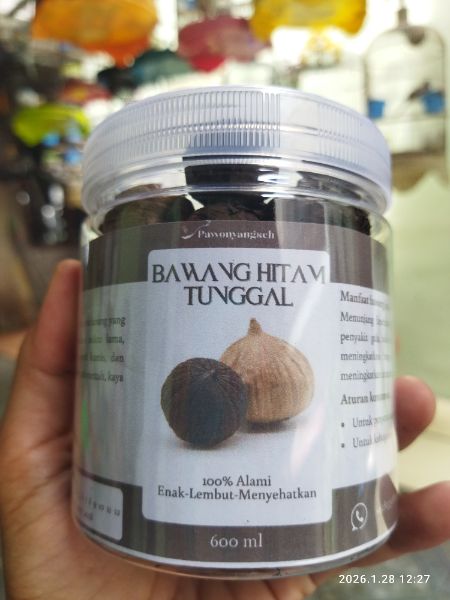 Detail Bawang Hitam Tunggal (black garlic) 600 ml