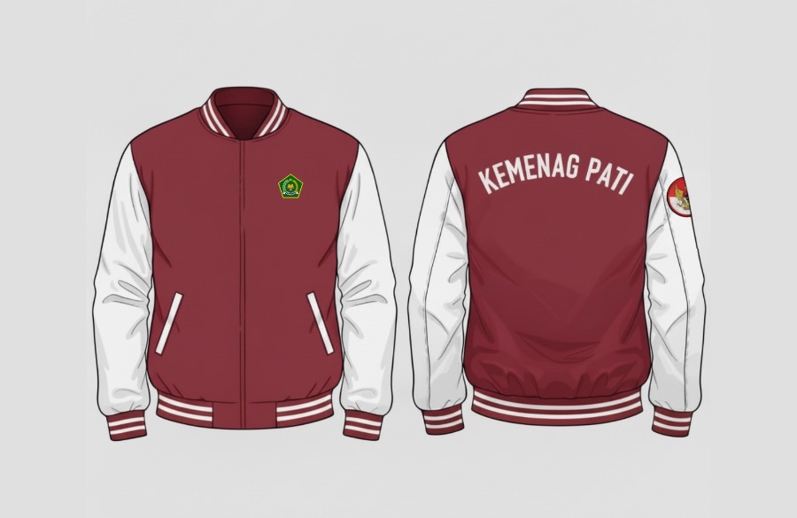 Detail Jaket Bomber Kwalitas