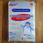 Standing Pouch Premium Quality Blutop/ Plastik Klip Ziplock Kemasan Makanan Kopi 20x29